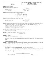 đề kiểm tra toán lớp 11 học kì 2 đề số 15