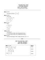 Đề kiểm tra 1 tiết môn Đại số lớp 7 số 12