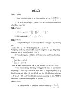 đề thi thử đh môn toán, đề luyện thi số 8