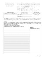 Đề thi HGS casio môn vật lý