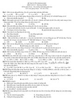 Đề luyện thi đại học môn Vật lý chọn lọc số 9