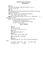 Đề kiểm tra 1 tiết môn Hình học lớp 9 số 25