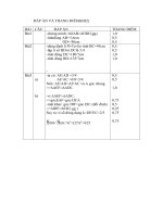 Đề kiểm tra 1 tiết môn Hình học lớp 8 số 9