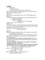 Đề kiểm tra học kì 1 ngữ văn 6, đề 7