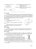 Đề thi học sinh giỏi VL tỉnh An Giang 2012-2013 môn vật lý