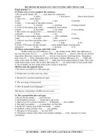 Đề tiếng anh 7 - sưu tầm đề kiểm tra, thi học sinh giỏi tham khảo bồi dưỡng (1)