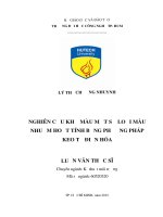 Nghiên cứu khử màu một số loại màu nhuộm hoạt tính bằng phương pháp keo tụ điện hóa