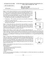 Đề thi chọn đt dự thi HSG QG tỉnh Quảng Bình vòng 2 năm 2011 môn vật lý