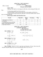 Đề kiểm tra 1 tiết môn Đại số lớp 7 số 18