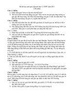 Đề thi học sinh giỏi cấp tỉnh lớp 12 THPT năm 2011