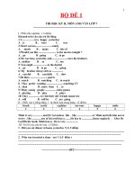 Đề tiếng anh 7 - sưu tầm đề kiểm tra, thi học sinh giỏi tham khảo bồi dưỡng (111)