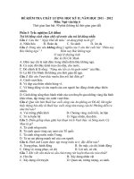 đề kiểm tra chất lượng hk2 môn ngữ văn lớp 6, đề 2