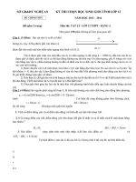 ĐỀ THI CHỌN ĐỘI TUYỂN HSG NGHỆ AN 2013 môn vật lý