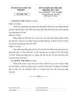 ĐỀ THI CHỌN học SINH GIỎI  môn sử 12