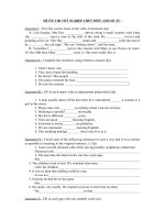 ĐỀ ÔN THI TỐT NGHIỆP THPT MÔN ANH SỐ  07