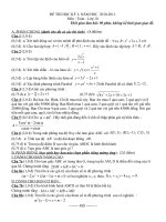 Đề kiểm tra học kì 1 Toán lớp 10 số 8