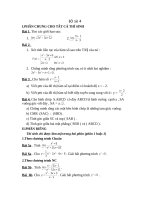 đề ôn toán 11 hk2, đề 4