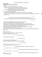 ÔN TÂP PHẦN SÓNG CƠ VÀ SÓNG ÂM