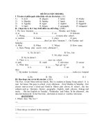 đề thi hsg tiếng anh 6,đề số 11