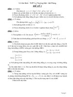 bộ đề thi thử đh môn toán