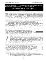 Đề thi học sinh giỏi Tiền Giang năm 2009 môn vật lý