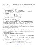 Đề thi thử Đại học môn Toán kèm hướng dẫn giải số 26