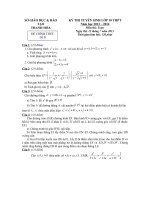 đề thi TS 10 Thanh Hóa 2013-2014