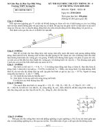 Đề chọn HSG Olymic lớp 11 Trường THPT Krông Nô, Đăk Lăk môn vật lý