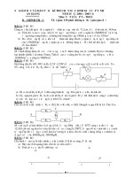 Đề thi học sinh giỏi vật lý 9 tỉnh An Giang năm học 2004 - 2005 (đề 1)