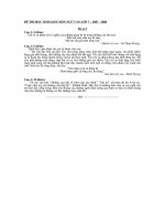 tuyển chọn học sinh giỏi văn 7, đề số 3