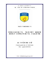 Nâng cao chất lượng dịch vụ khách hàng tại công ty Điện lực Gia Định