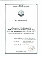 Tổng quan về các phối tử hiện nay dùng làm thuốc giải độc kim loại nặng theo cơ chế tạo phức