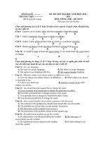 thi thử đh môn anh văn, đề tham khảo 42