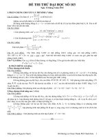 Đề luyện thi đại học môn Toán số 103