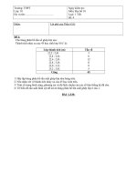 Đề kiểm tra Toán lớp 10 số 6