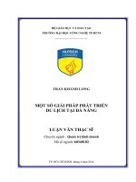 Một số giải pháp phát triển du lịch tại Đà Nẵng