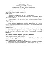 Đề thi lịch sử lớp 12 - sưu tầm đề và đáp án thi sử tham khảo (35)