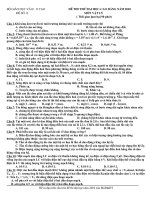 Đề ôn thi đại học môn Vật lý chọn lọc số 13