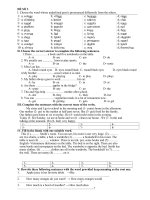 đề thi hsg tiếng anh 6,đề số 3