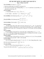 Đề thi thử THPT Quốc gia môn Toán số 76