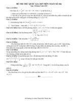 Đề thi thử THPT Quốc gia môn Toán số 104
