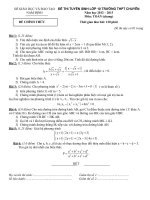 THI TUYỂN SINH vào lớp 10 CHUYÊN lê hồng phong môn toán