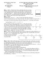 Đề + Đáp án chi tiết thi học sinh giỏi tỉnh Gia Lai (gồm chính thức và dự bị) môn vật lý (8)
