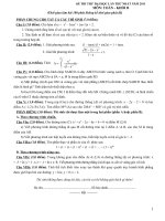 Đề thi thử đại học môn Toán kèm đáp án số 18