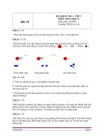 Đề kiểm tra 1 tiết Hóa học 8 - Đề 35