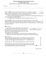 Đề và đáp án thi chọn HSG VL 12 2009 - 2010 môn vật lý