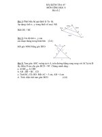 Đề kiểm tra 1 tiết môn Hình học lớp 8 số 7