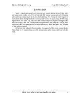 nước ngầm và tình trạng ô nhiễm nước ngầm