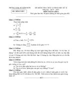 ĐỀ THI + ĐÁP ÁN MÔN TOÁN LỚP 6 HỌC KÌ II PHÒNG GD BÌNH SƠN