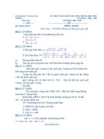 đề tuyển sinh 10 môn toán năm 2010, đề 31